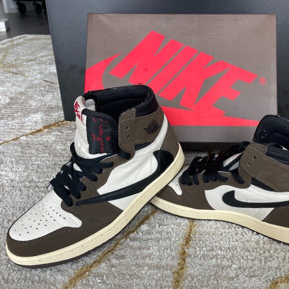 Jordan 1 Retro OG x Travis Scott High Mocha- Women’s Size 7 - Picture 1 of 8
